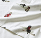 Eddie Bauer - Flannel Sheets Queen Size, Anti-Pilling & Wrinkle Resistant Cotton, Touchably Soft for All-Season Comfort - Bed Sheets with Matching Pillowcases & Fitted Sheet (Retriever Adventures)