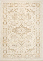 Nourison Home Pardis Ivory Beige 4' x 6' Area Rug - Easy Clean, Non Shedding, Bed Room, Living Room, Dining Room, Kitchen (4' x 6')