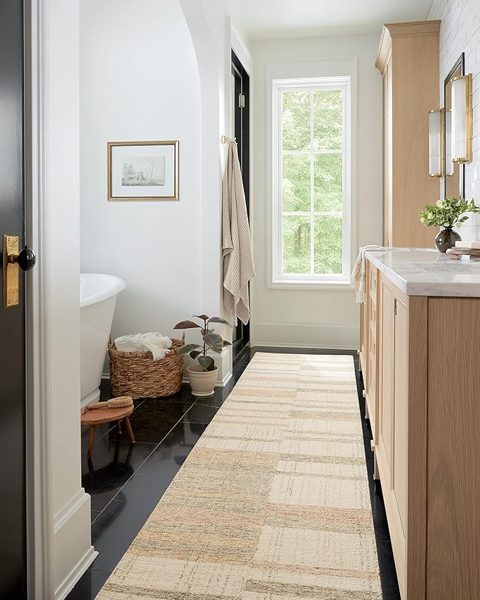 Loloi Chris Loves Julia Chris Collection CHR-04 Natural/Multi 2'-0'' x 5'-0'', .50" Pile Height, Accent Rug
