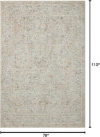 Loloi Amber Lewis Honora Collection HON-05 Bone/Multi 6'-7" x 9'-2" Area Rug