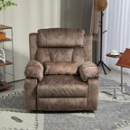 Big Man Power Lift Recliner for Elderly Adults 28 Inch Wide Seat, Lay Flat Lift Chair with Heat Massage, Arm Storage Cup Holders, USB Type C Charging, Oversized Recliner 400 lbs