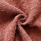 Foindtower Pack of 2, Decorative Textured Boucle Throw Pillow Covers Accent Solid Pillow Cases Cozy Soft Couch Cushion Case for Chair Sofa Bedroom Living Room Home Decor 22x22 Inch Orange Rust Red