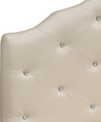 Dawson Queen Headboard Silver PU