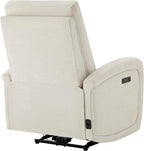 Watson & Whitely Power Recliner Chairs for Adults, Zero Wall Recliners W Power Headrest Type-C Charger, Small RV Recliners Home Theater Seating for Living Room, Fabric in Linen