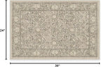 RUGGABLE x Morris & Co Washable Area Rug – Montreal Natural Stone 2x3, Stain-Resistant, Non-Slip – Small Machine Washable Rugs for Living Room, Bedroom, Hallway, Entryway & Bathroom–with Standard Pad