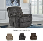Signature Design by Ashley Rampant Casual Manual Rocker Recliner with Pillow-Top Arms, Gray