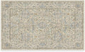 RUGGABLE x Morris & Co Washable Area Rug – Montreal Natural Blue 3x5, Stain-Resistant, Non-Slip – Small Machine Washable Rugs for Living Room, Bedroom, Hallway, Entryway & Office–with Standard Pad