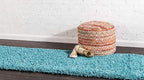 Unique Loom Solid Shag Collection Area Rug (2' 6" x 13' 1" Runner, Deep Aqua Blue)