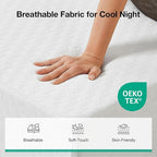 Novilla King Mattress, 12 Inch King Memory Foam Mattress in a Box, Dual-Layer Design with High-Density Base for Support & Pressure Relief, Natural Fiber Infused for Cool & Refreshing Sleep，Firm