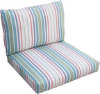 Tommy Bahama Deep Seating Lounge Cushion, 26" X 30" X 4", Bandeau Pastel