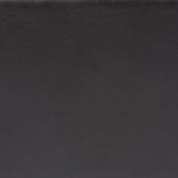 SIMPLIHOME Sienna 33 inch Wide Transitional Rectangle Storage Ottoman Bench in Tanners Brown Vegan Faux Leather, Assembled, For the Living Room, Entryway and Family Room