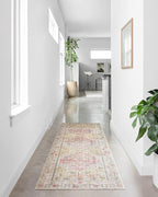 Loloi Skye Collection SKY-04 Gold/Blush 2'-0" x 5'-0" Accent Rug