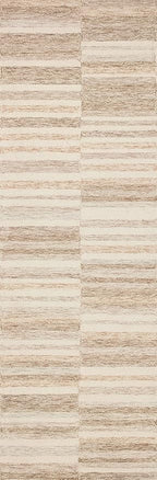 Loloi Chris Loves Julia Chris Collection CHR-03 Ivory/Clay 7'-9'' x 9'-9'', .50" Pile Height, Area Rug