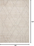 Loloi Darby Collection DAR-03 Sand/Charcoal 7'-10" x 10' Area Rug