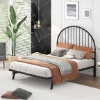 Weehom Full Size Headboard Only, Wrought Iron Black Headboard Full, Vintage Metal Headboard with Height Adjustable, Farmhouse HeadBoard
