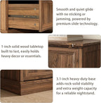 CARPETNAL Farmhouse 8 Drawer Dresser for Bedroom, 55 Inch Wide Modern Brown Dresser TV Stand with Large Drawers & Bar Handles, Rustic Wood Chest of Drawers for Bedroom, Living Room, Hallway, Entryway.