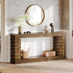 Tribesigns 70.8-Inch Long Console Table, Wood Entryway Table with Storage, Narrow Sofa Table Couch Table for Living Room Entryway Hallway