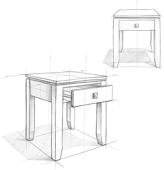 SIMPLIHOME Cosmopolitan SOLID WOOD 18 inch Wide Square Contemporary End Side Table in Mahogany Brown for the Living Room and Bedroom