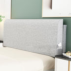 Upholstered Full Headboard, No Tools Needed, Wall Mounted Headboard with Removeable Washable Linen, Multi-Functional Backrest (Grey)