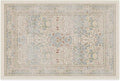 RUGGABLE x Morris & Co Washable Area Rug – Blackthorn Ivory Blue 2x3, Stain-Resistant, Non-Slip – Small Machine Washable Rugs for Living Room, Bedroom, Hallway, Entryway & Bathroom–with Cushioned Pad
