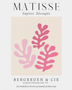 Matisse Art wall Décor Set of 3,Unframed sage Pink wall art,Truly Quality Canvas Prints for 11x14in,Art poster decoration for kitchen, bathroom,living room,bedroom