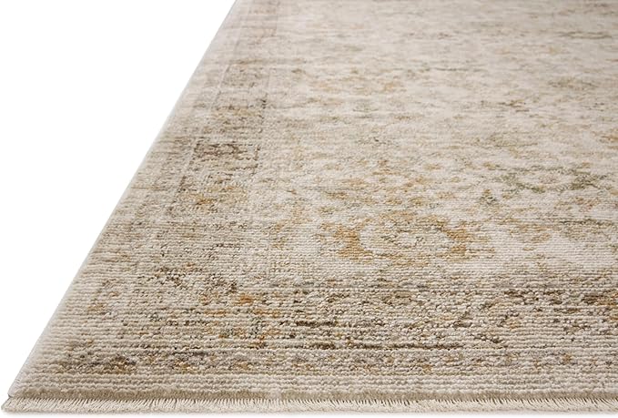Loloi Magnolia Home by Joanna Gaines Pace Collection PAC-04 Natural/Multi 9'-6" x 9'-6" Round Area Rug