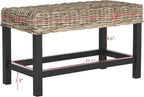 Safavieh Home Collection Omari Natural Wicker Bench