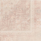 RUGGABLE Washable Area Rug – Kamran Soft Pink 10x14, Stain-Resistant, Non-Slip – Large Machine Washable Rugs for Living Room, Bedroom, Hallway, Entryway & Office–with Standard Pad
