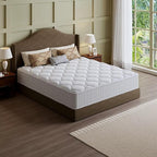 [New Version]Twin Mattress 14 Inch Hybrid Mattress Queen Size, Cooling-Gel Memory Foam & Pocket Springs, Firm Support for Back Pain Relief, Motion Isolation, CertiPUR-US Certified, Bed in a Box