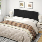 Queen Size Headboard Only-No Assembly, Upholstered Headboard Queen Size Linen Fabric Modern Style Headboards for Adjustable Bed Extra-Thick, Black