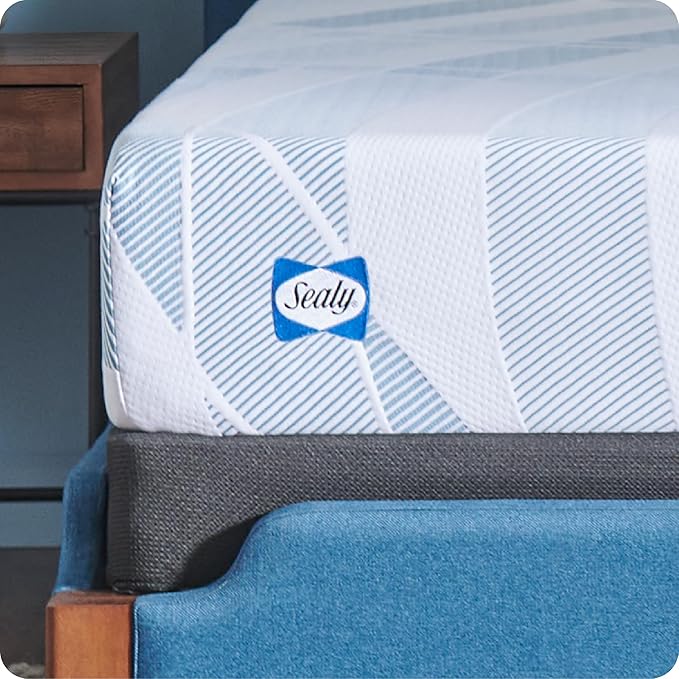Sealy Dreamlife 10” Foam Mattress-in-a-Box, King, SealyComfort Gel Memory Foam, Surface-Guard Technology, 10 Year Limited Warranty, Made in The USA