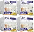 Clean People Laundry Detergent Pods - Recyclable Packaging, Hypoallergenic, Stain Fighting - Ultra Concentrated, Laundry Soap (384 Count, Fragrance Free)