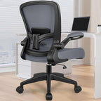 FelixKing Office Chair, Ergonomic Desk Chair Breathable Mesh Chairs Adjustable High Back Lumbar Support Flip-up Armrests, Executive Rolling Swivel Comfy Computer Chairs Home Office Slate Gray