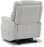 Power Lift Recliner Chair for Elderly - Electric Powered Recliner with Zero Gravity, 360 lbs Capacity, Extended Leg Support, USB, Supportive Design for Seniors, Light Gray