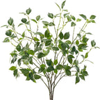 Eucalyptus Stems 32"Fake Plants Eucalyptus Greenery For Vase Artificial Plants Indoor Bay Leaves Bathroom Decor Fake Leaves Greenery Stems Eucalyptus Leaves Dining Room Decor Nordic Decor(4pcs)