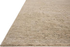 Loloi Magnolia Home by Joanna Gaines Junie Collection JUE-02 Oatmeal/Smoke 9'-6" x 9'-6", .38" Pile Height, Round Area Rug