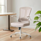 Ergonomic Office Chair - 400LB Comfy Desk Chairs with Adjustable Headrest and Lumbar Back Support, Mesh Computer Chairs with Wheels and Arms for Home Office, Study, Bedroom and Dorm (03khaki)
