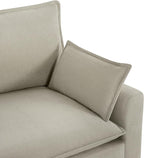 CHITA 147" Oversized Cloud Couch, Modern Modular Sectional Sofa Set for Living Room, 6 Seater U Shaped Sectional Couch, Taupe