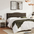Tufted Upholstered Headboard Queen Size, Sturdy and Durable Solid Wood Bed headboard, Fabric Headboard Adjustable Height from 37” to 51”, Button Diamond Design Head Board, Chocolate