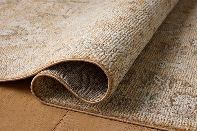 Loloi Magnolia Home by Joanna Gaines Pace Collection PAC-07 Sunset/Stone 9'-6" x 9'-6" Round Area Rug