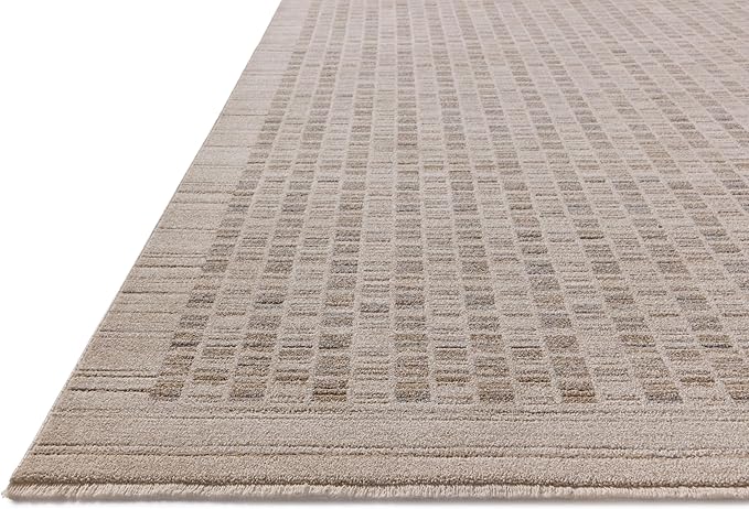Loloi Amber Lewis Cali Collection CIL-02 Natural/Slate 2'-3" x 3'-11", .25" Pile Height, Accent Rug
