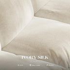 106'' Down Blend L-Shaped Sectional Sofa, Deep Seat Feather-Filled Cushions, Oversized Cloud Couch with Sink-in Comfort, Modern Living Room Sofa – Ivory White