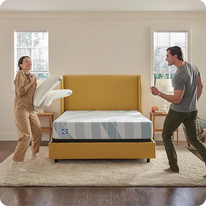 Sealy Dreamlife 10” Hybrid Mattress-in-a-Box, Twin, SealyComfort Gel Memory Foam, SealyResponsive Encased Coils, Surface-Guard Technology