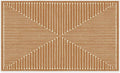 RUGGABLE x Jonathan Adler Machine Washable Modern Area Rug – Inkdrop Copper 3x5, Stain-Resistant, Non-Slip – Small Rugs for Living Room, Bedroom, Hallway, Entryway & Office–with Cushioned Pad