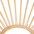 SAFAVIEH Home Collection Faris Natural Rattan Arched Full Size Headboard