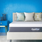 Cool Gel 12 Inch Twin Size Mattresses Memory Foam Medium Firm, Twin Memory Foam Mattress Cooling, Made in the USA, 12" Depth with Pressure Relief, CertiPUR-US Certified No Fiberglass, CoolGel Bed