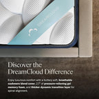 DreamCloud Premier 13" Cal King Mattress - Luxury Gel Memory Foam - 365 Night Trial - Premium Pressure-Relieving Layers - Forever Warranty - CertiPUR-US® Certified