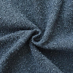 Foindtower Set of 2, Decorative Textured Boucle Throw Pillow Covers Accent Solid Pillow Cases Neutral Couch Cushion Case for Chair Sofa Bedroom Living Room Home Decor 24x24 Inch Dark Blue