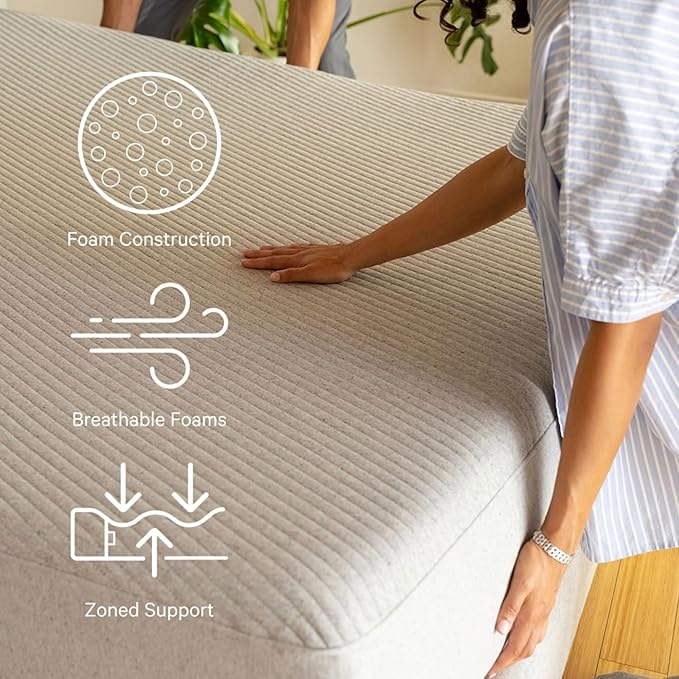 Casper Sleep Original Foam California King Mattress – Medium Firm Feel with Zoned Support – Motion Isolation – Breathable, Cooling Memory Foam – 100-Night Trial – CertiPUR-US
