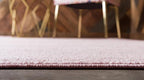 Unique Loom Trellis Frieze Collection Area Rug - Geometric (9' x 12' 2", Light Pink/ Ivory)